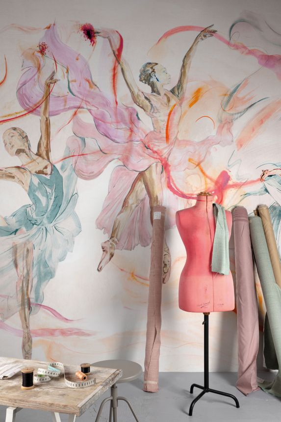 Graphic wall mural, Ballerinas, ML2201, Mural Young Edition, Grandeco