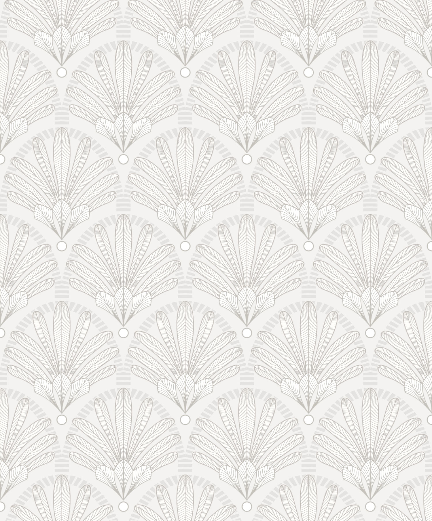 White-silver wallpaper Art Deco, M53300, Elegance, Ugepa