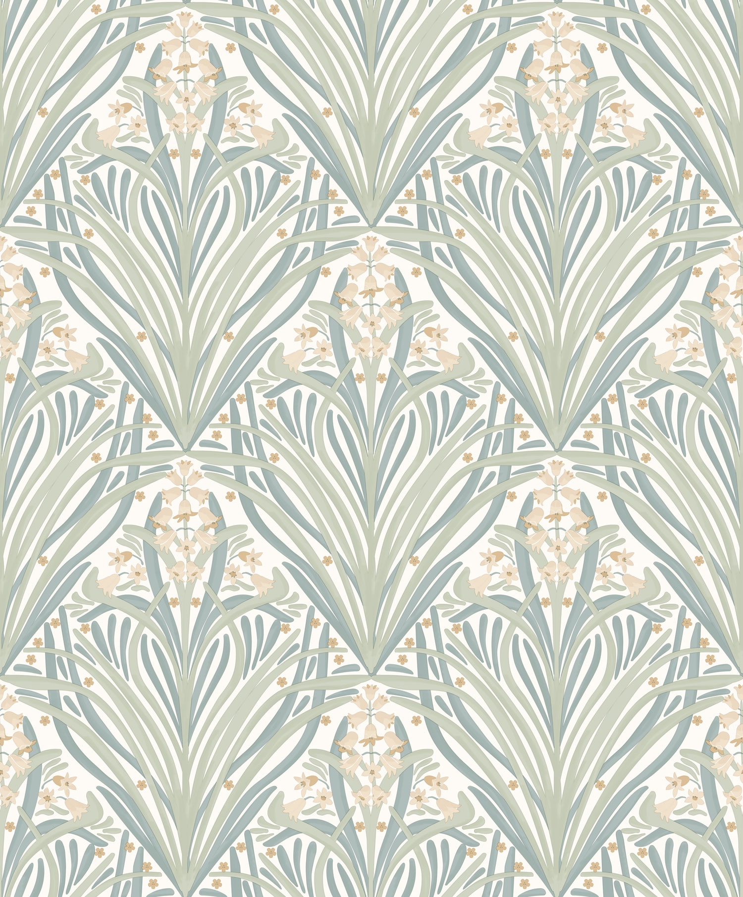 Floral wallpaper, Art Deco, M66124, Elegance, Ugepa
