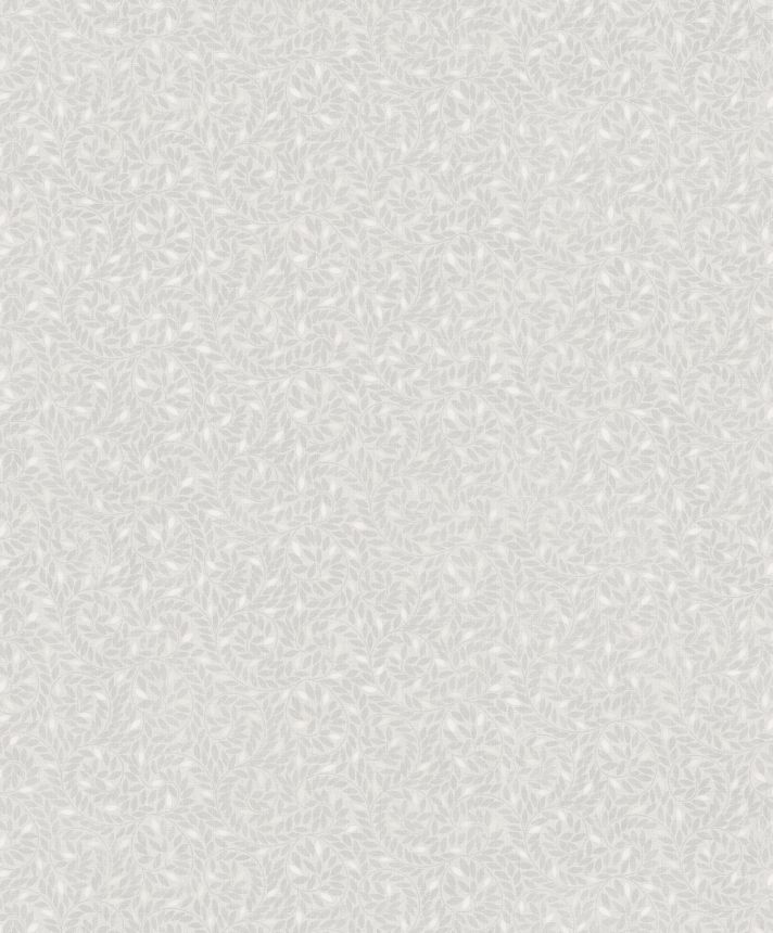 Grey-white wallpaper with twigs, M67400, Botanique, Ugepa