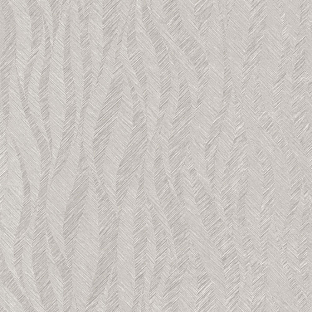 Gray-beige wallpaper, waves, TI3103, Time 2025, Grandeco