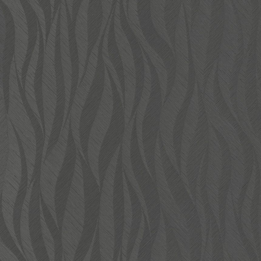 Black wallpaper, waves, TI3105, Time 2025, Grandeco