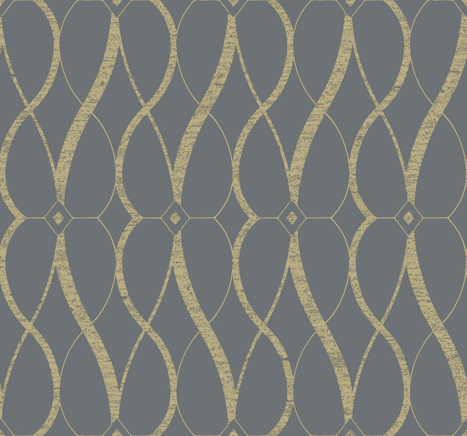 Grey-gold geometric wallpaper, MD7176, Modern Metals, York