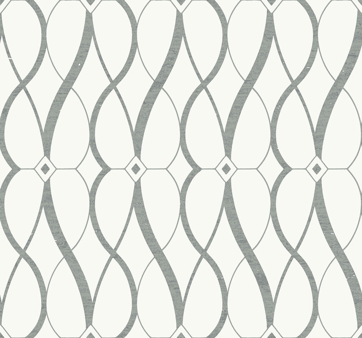 White-silver geometric wallpaper, MD7173, Modern Metals, York
