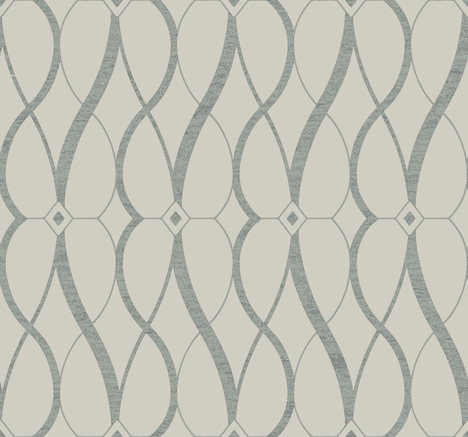 Beige-silver geometric wallpaper, MD7175, Modern Metals, York