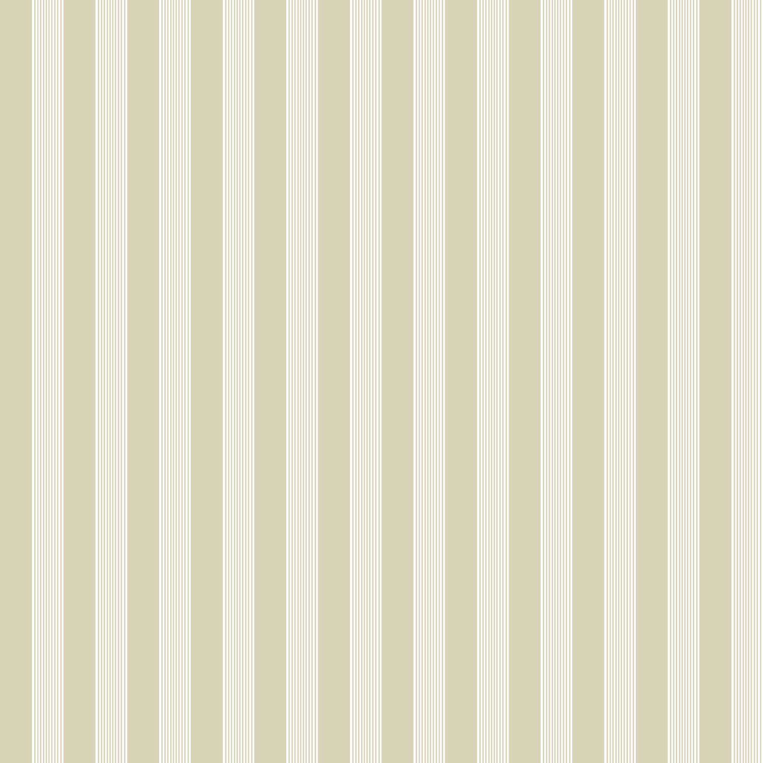 Ocher wallpaper with white stripes,12382, Fiori Country, Parato