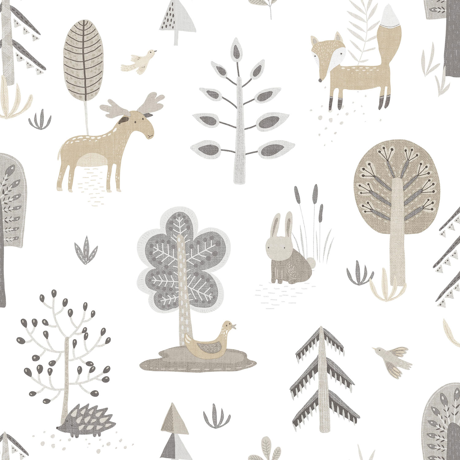 Children's wallpaper with animals, 14801, Happy, Parato