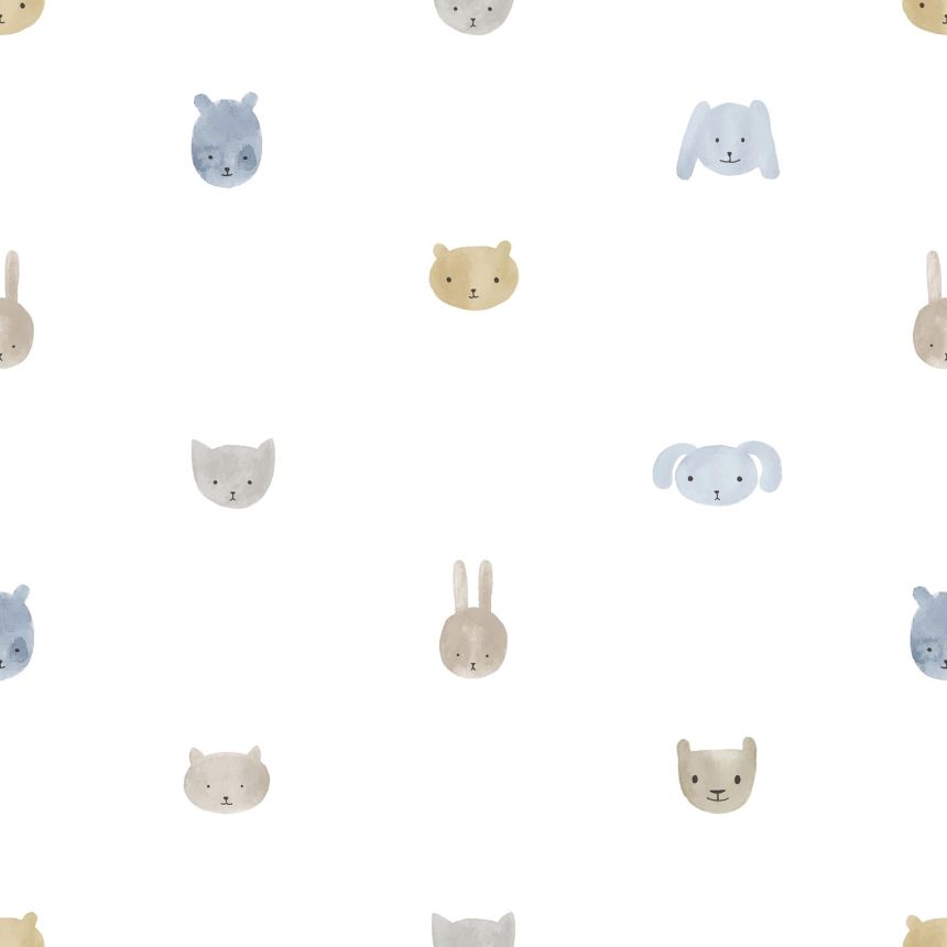 Children's wallpaper with animals, 14813, Happy, Parato