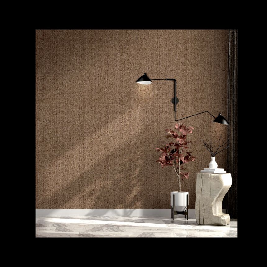 Beige non-woven wallpaper, fabric imitation, 24454, Textum, Pictura, Cristiana Masi by Parato