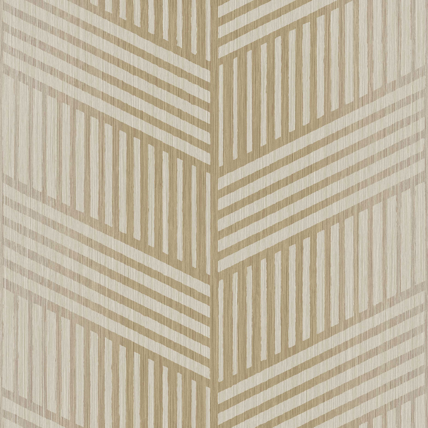 Gold-beige non-woven wallpaper, geometric pattern, 24482, Textum, Cristiana Masi by Parato