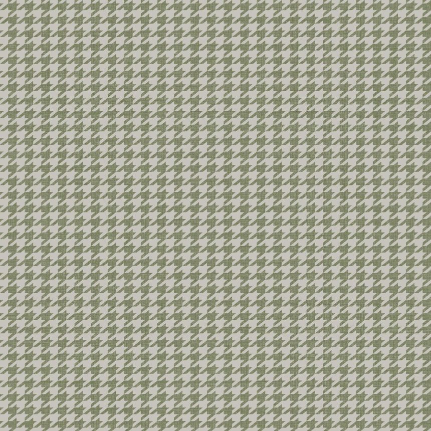 Green wallpaper, rooster footprint, 28865, Thema, Cristiana Masi by Parato