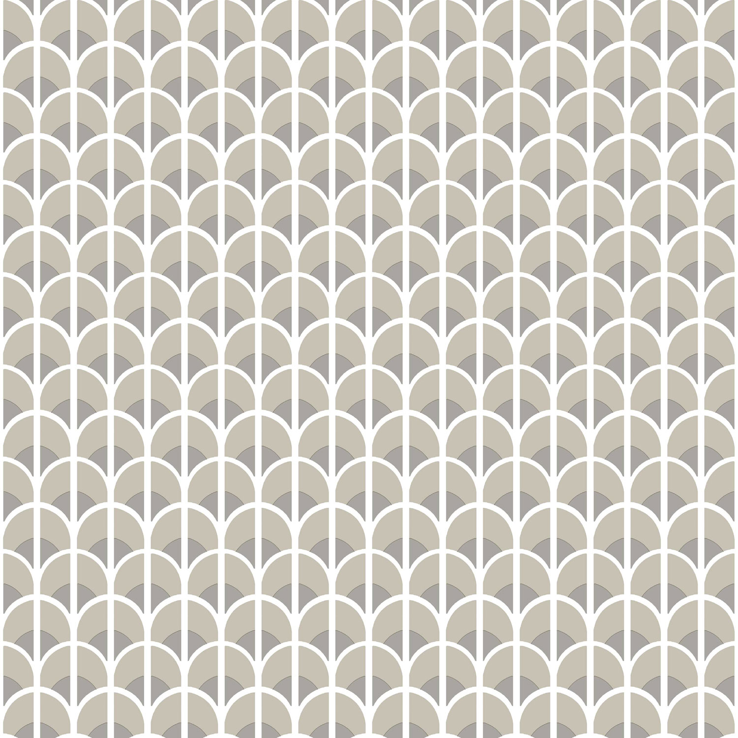 Beige-gray geometric pattern wallpaper, 28866, Thema, Cristiana Masi by Parato