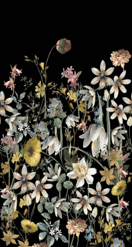 Non-woven wall mural, flowers, 159216, Vintage Flowers, Esta Home