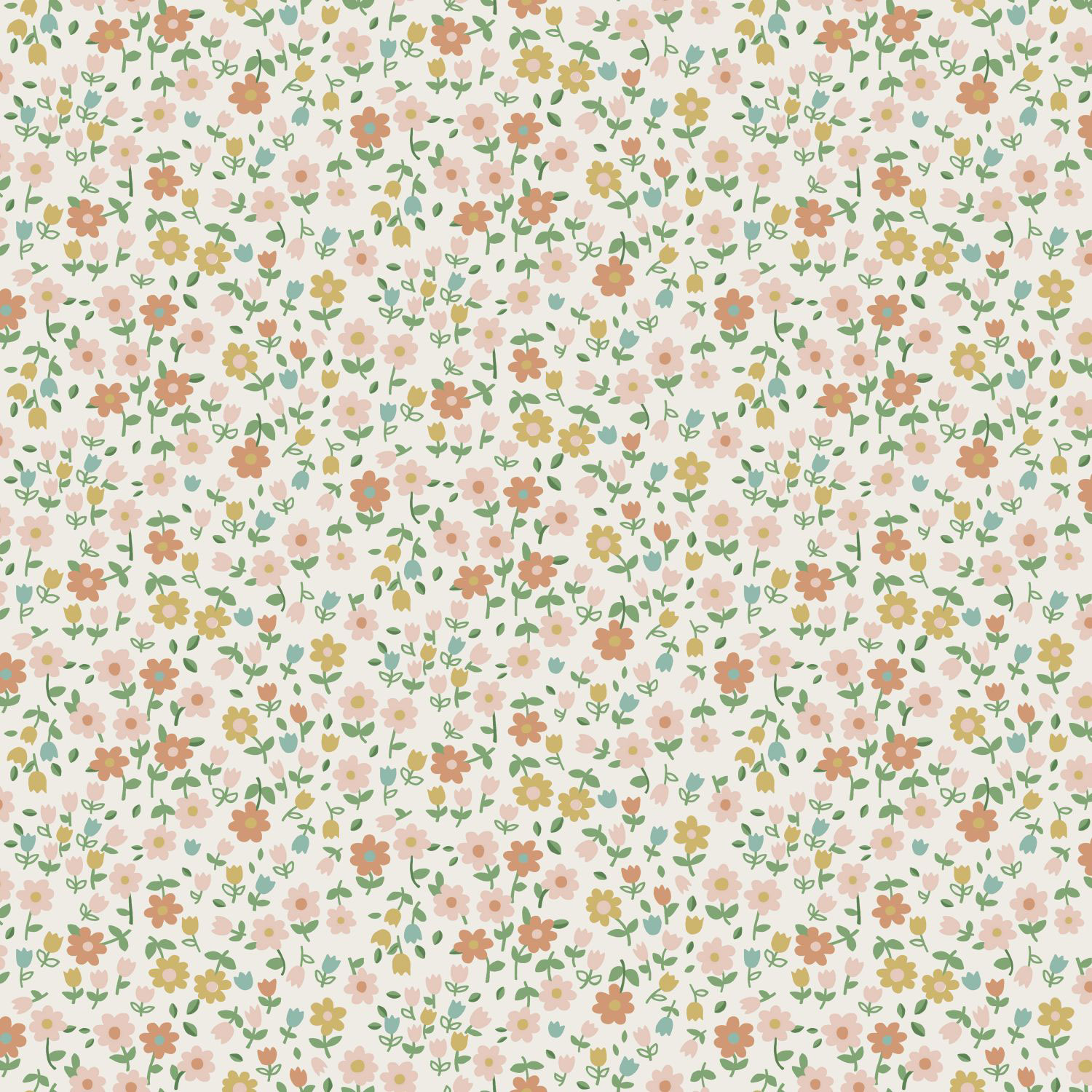 Children's floral wallpaper, 139467, To the Moon and Back, Esta Home