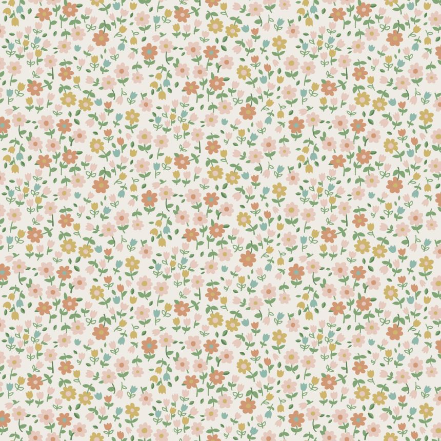 Children's floral wallpaper, 139467, To the Moon and Back, Esta Home