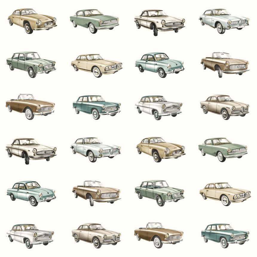 Non-woven wallpaper, cars, 139546, To the Moon and Back, Esta Home