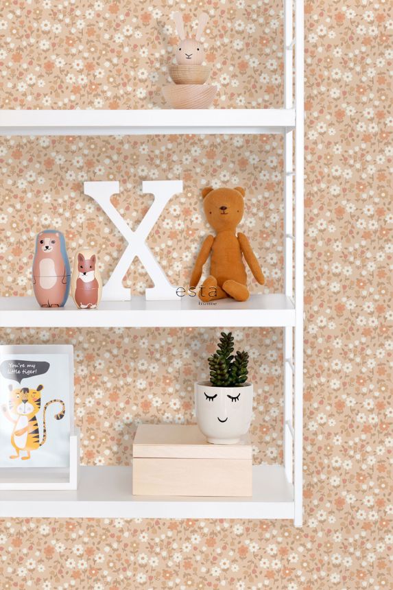 Children's floral wallpaper, 139580, To the Moon and Back, Esta Home