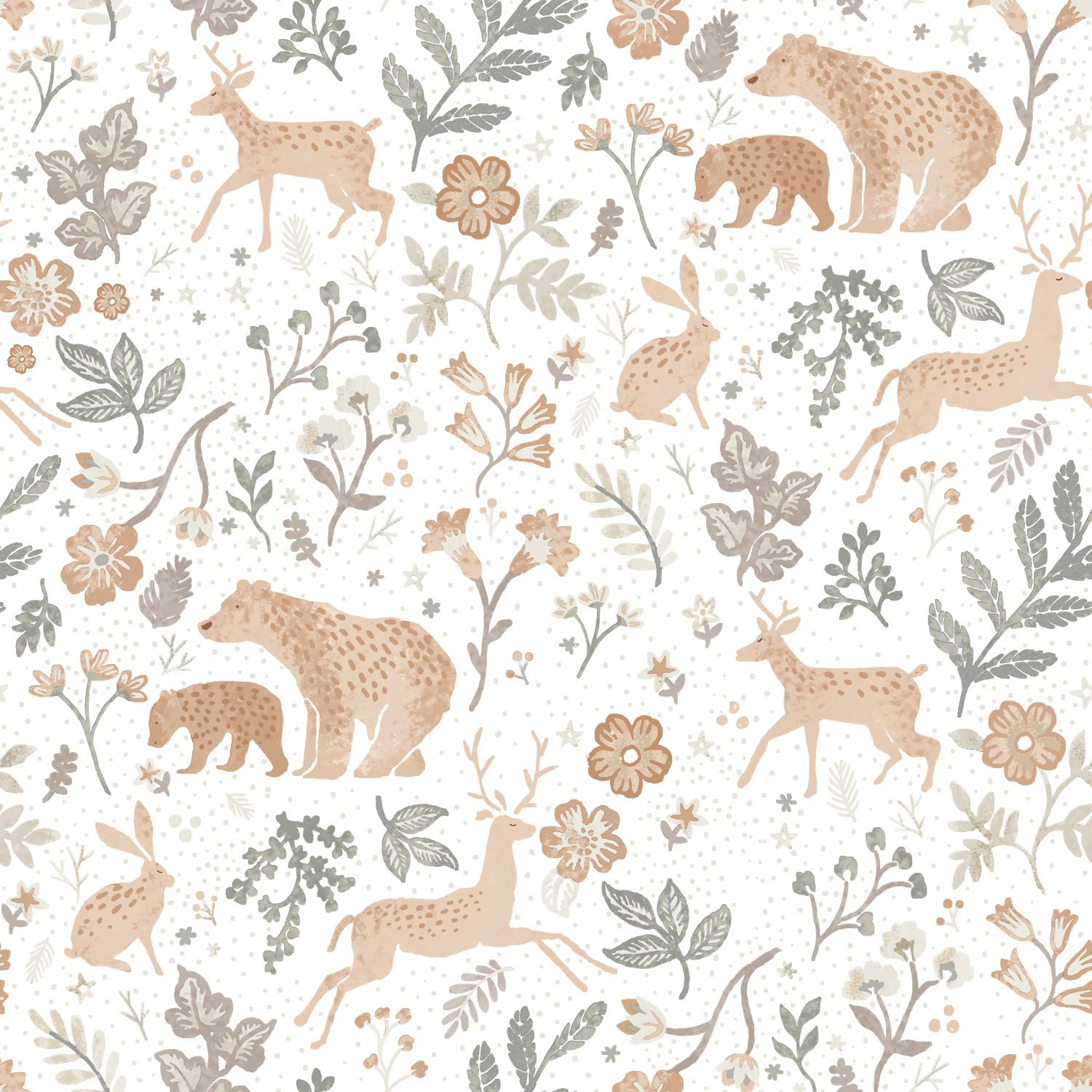 Children's wallpaper with animals, 139585, To the Moon and Back, Esta Home