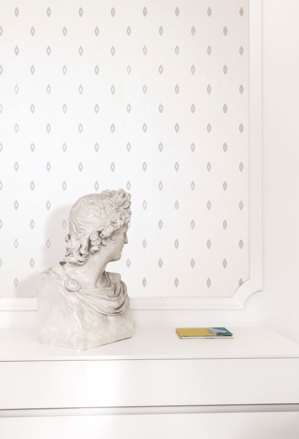 White-pink wallpaper, OTH306, Othello, Zoom by Masureel