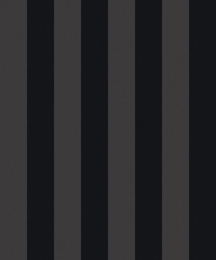 Black striped wallpaper, OTH405, Othello, Zoom by Masureel