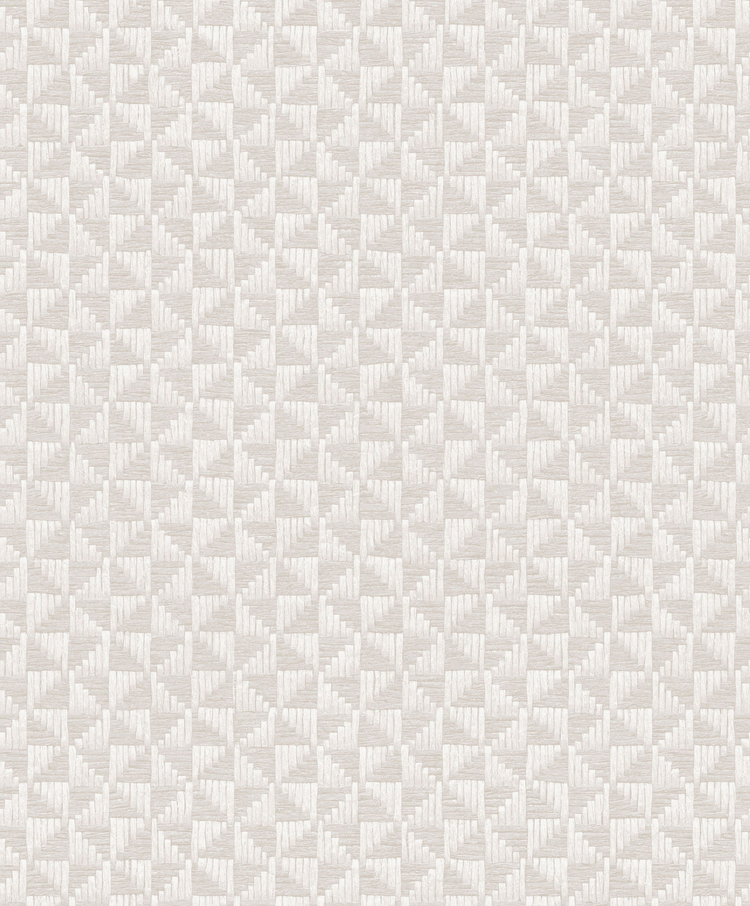 Gray-beige geometric wallpaper, ZEN303, Zen, Zoom by Masureel