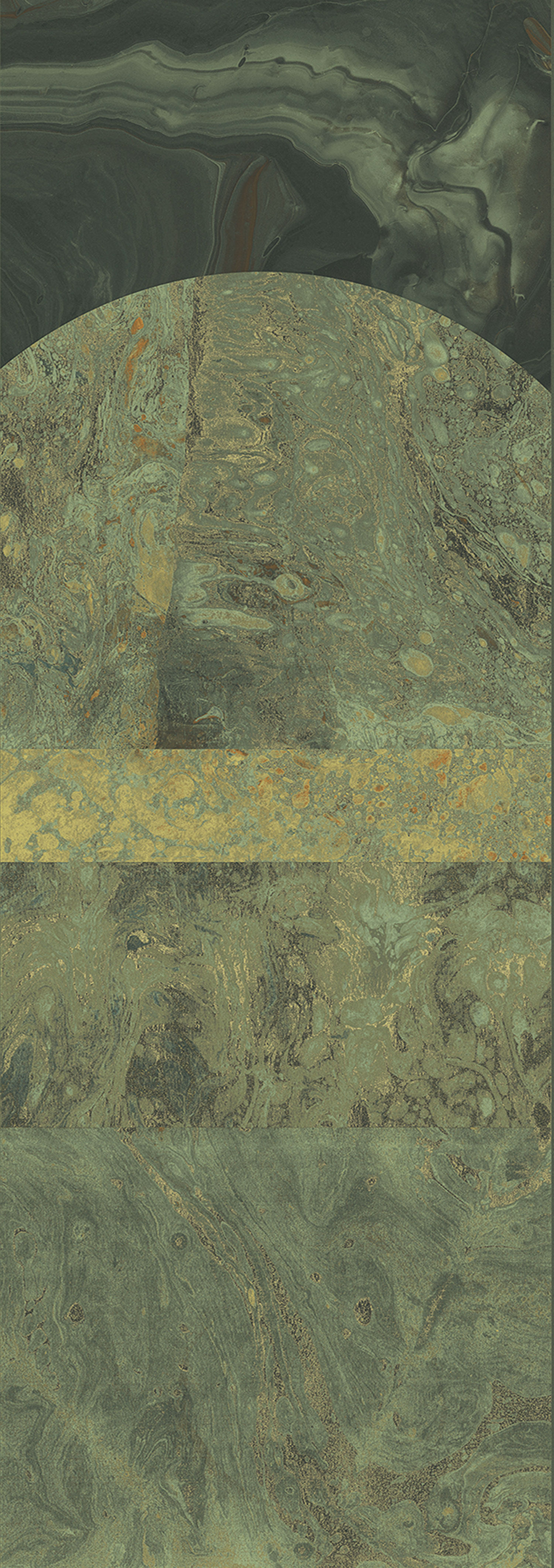 Green wall mural, Marble, DG3ALI1034, Wall Designs III, Khroma by Masureel