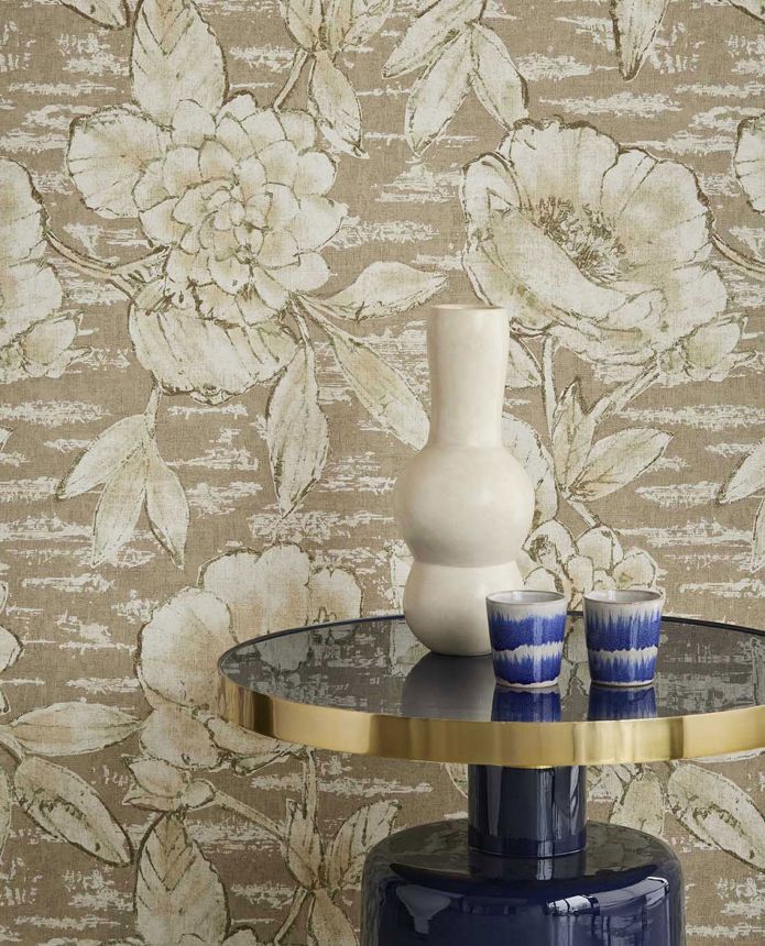 Luxury gray-beige floral wallpaper, 333412, Emerald, Eijffinger