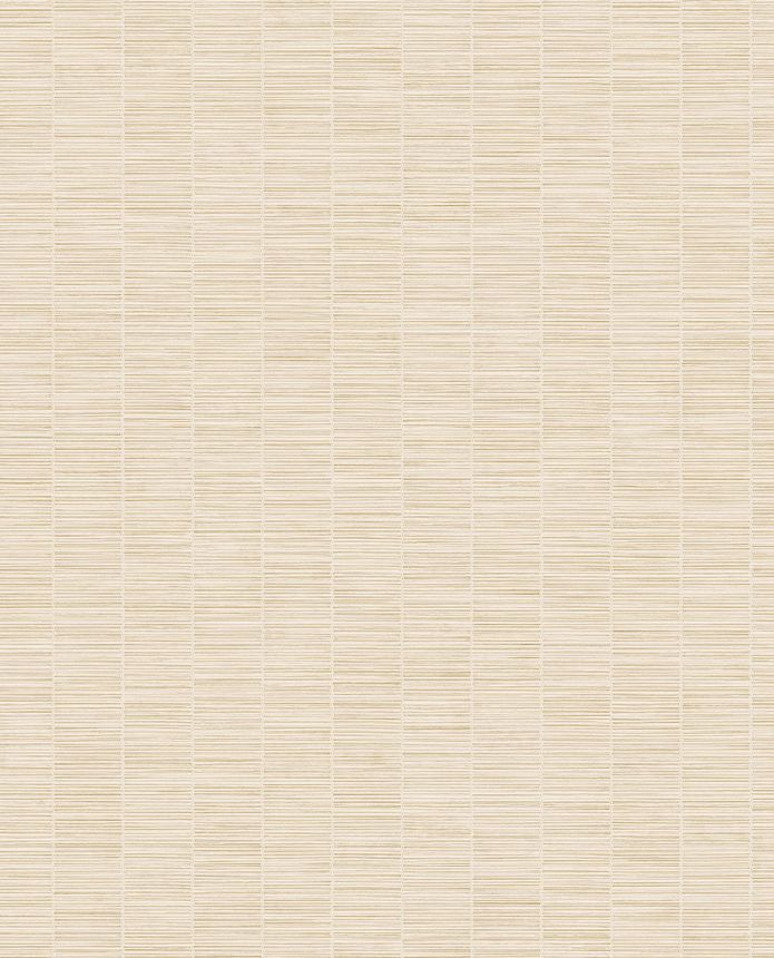 Cream wallpaper, bamboo imitation, 333430, Emerald, Eijffinger