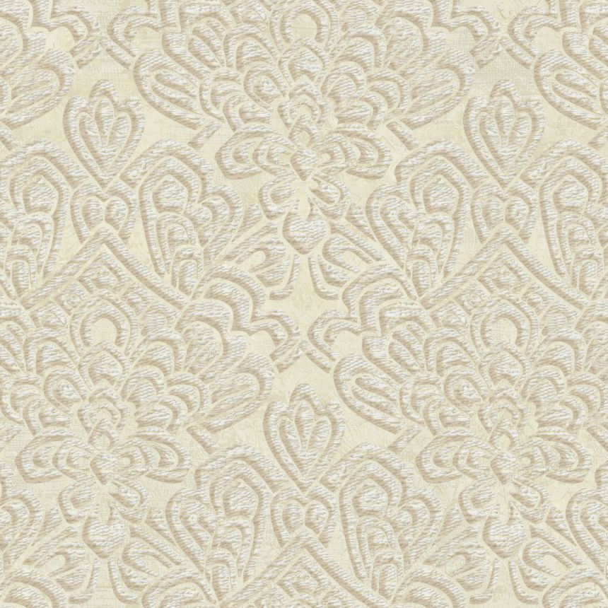 Luxury beige baroque wallpaper, Z18930, Trussardi 7, Zambaiti Parati