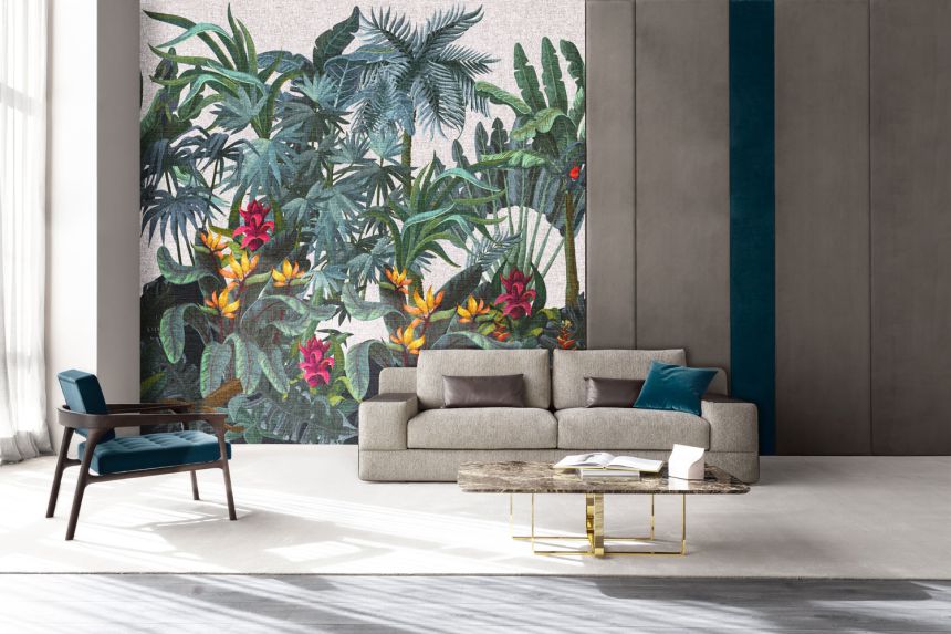 Luxury wall mural, tropical forest, Z18973, Trussardi 7, Zambaiti Parati