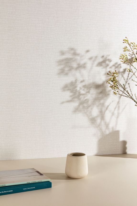 Beige non-woven wallpaper, YSA401, Mysa, Khroma by Masureel