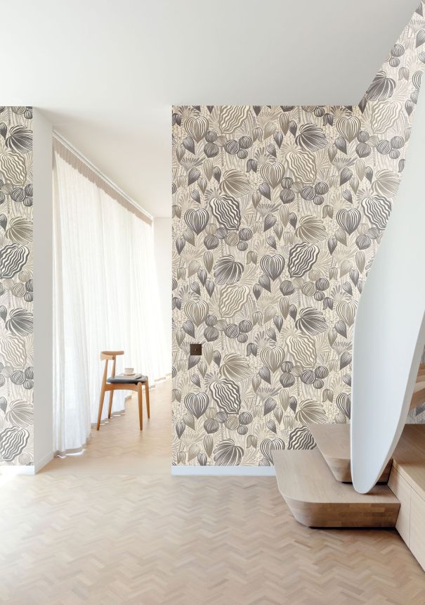 Non-woven wall mural, leaves, DGYSA1011-260,  Mysa,  Khroma by Masureel