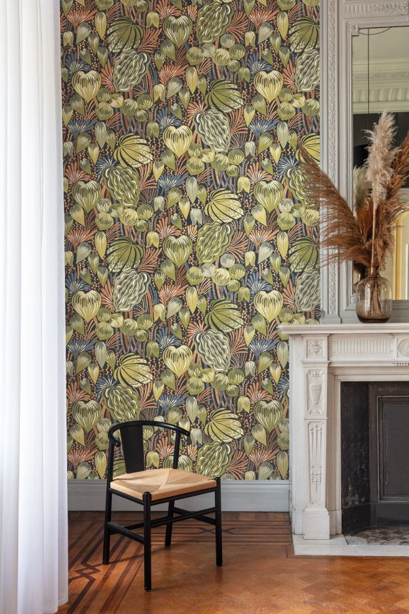 Non-woven wall mural, leaves, DGYSA1041-300,  Mysa,  Khroma by Masureel