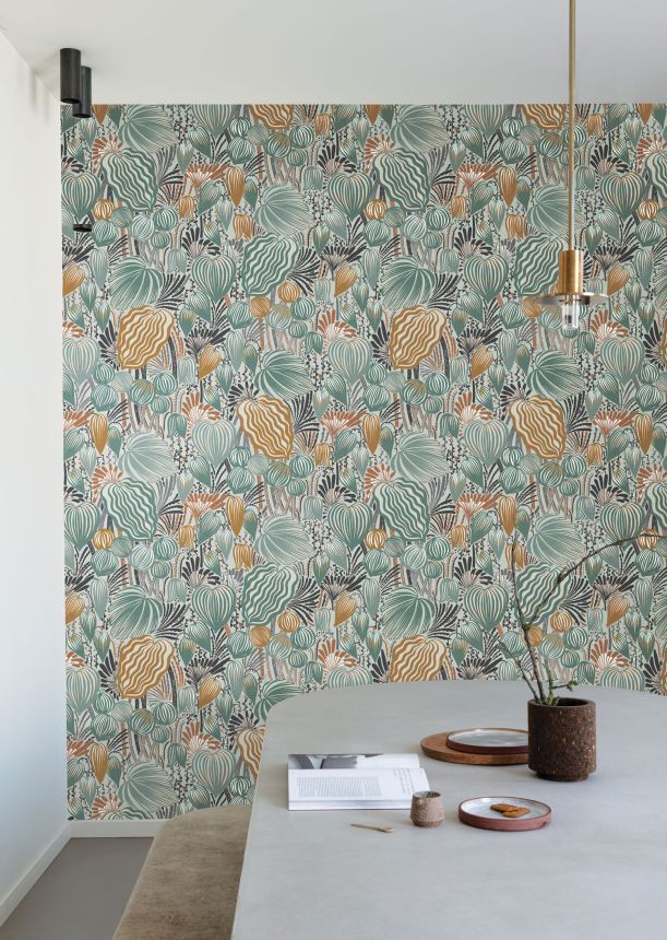 Non-woven wall mural, leaves, DGYSA1051-300,  Mysa,  Khroma by Masureel