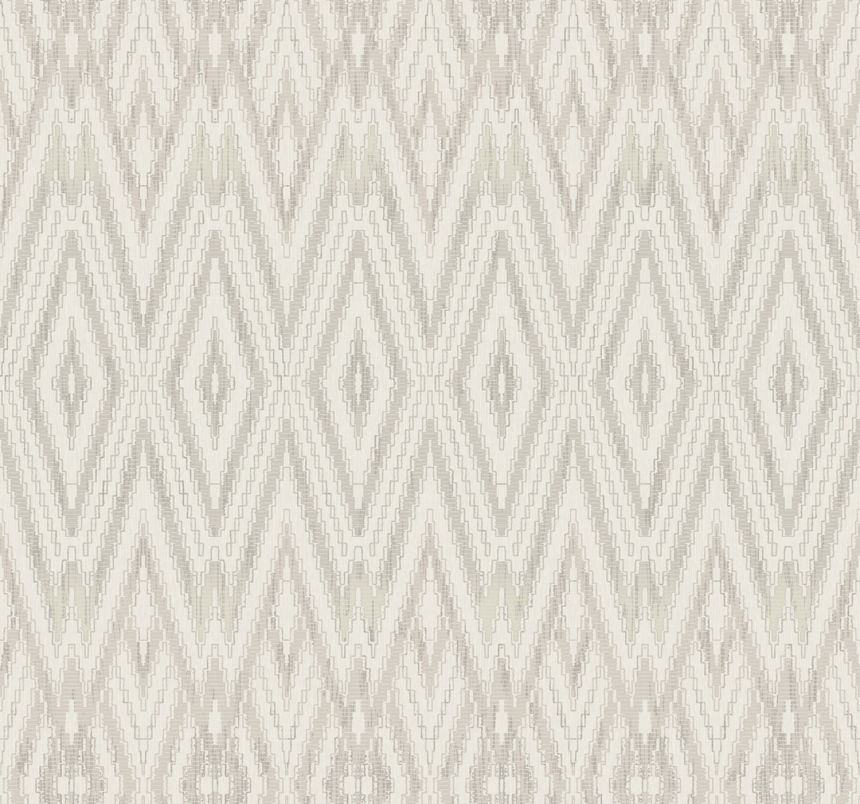 Beige-pink geometric wallpaper, EV3911, Candice Olson Casual Elegance, York