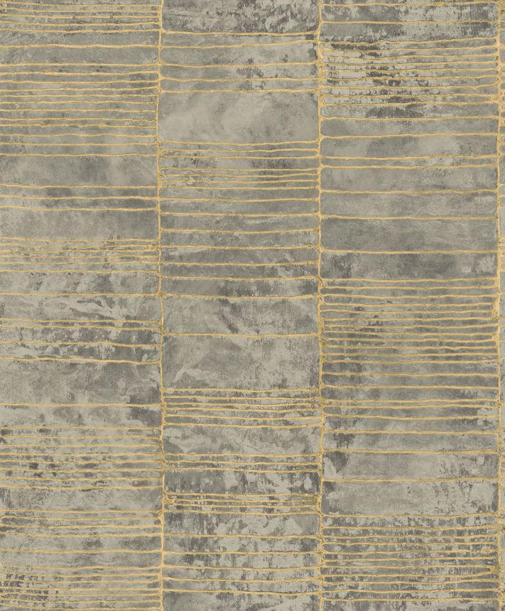 Luxury gray geometric pattern wallpaper, 57407, Aurum II, Limonta