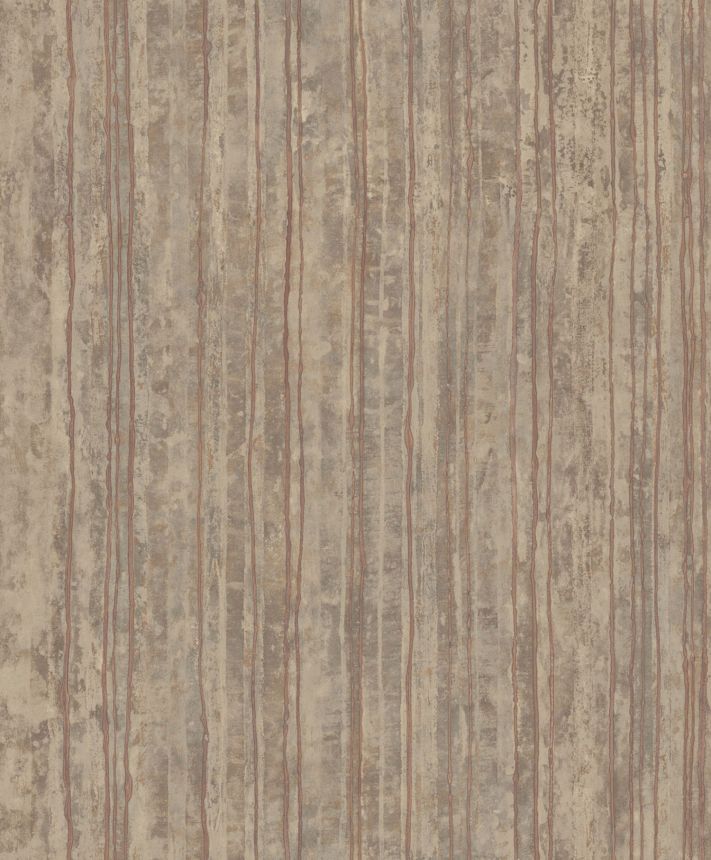 Luxury bronze striped wallpaper, 57725, Aurum II, Limonta