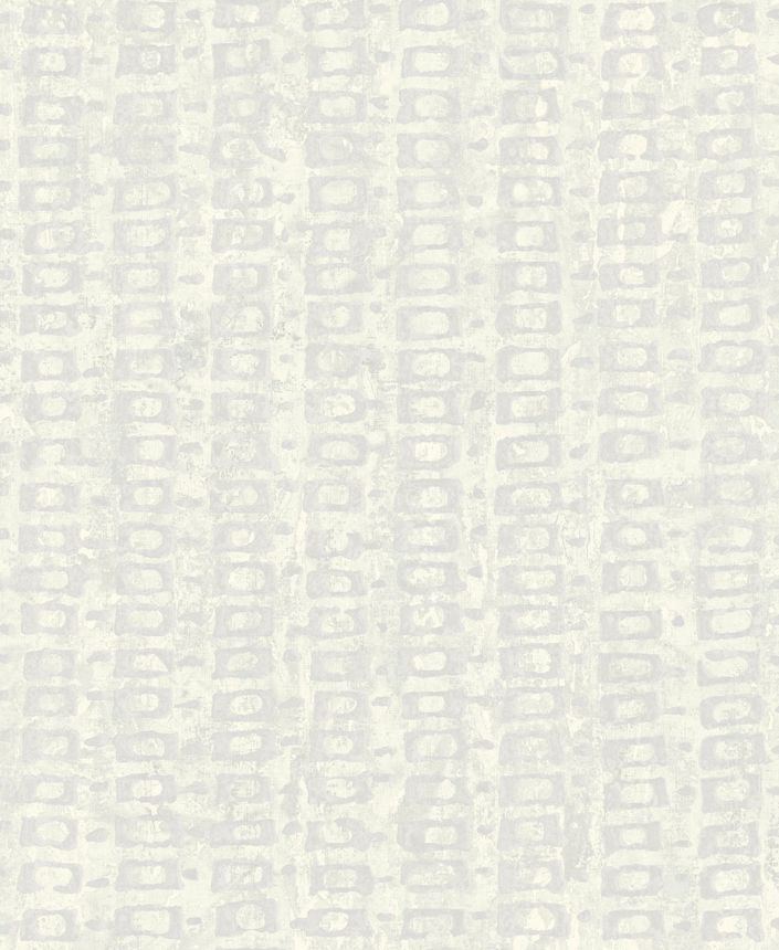 Luxury white geometric pattern wallpaper, 58711, Aurum II, Limonta