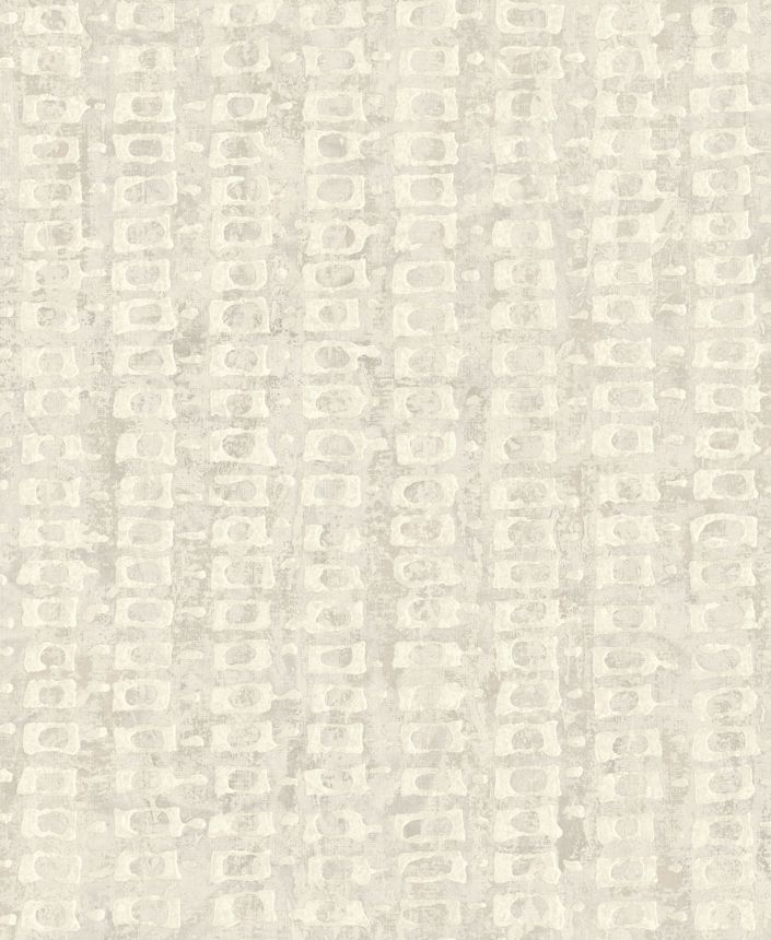 Luxury silver-beige geometric pattern wallpaper, 58717, Aurum II, Limonta