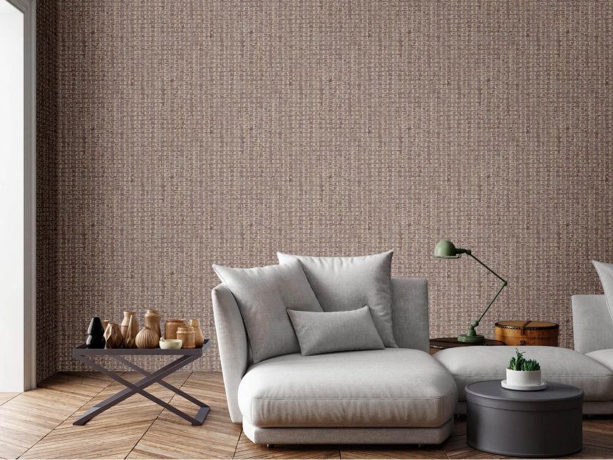 Luxury beige geometric pattern wallpaper, 58721, Aurum II, Limonta