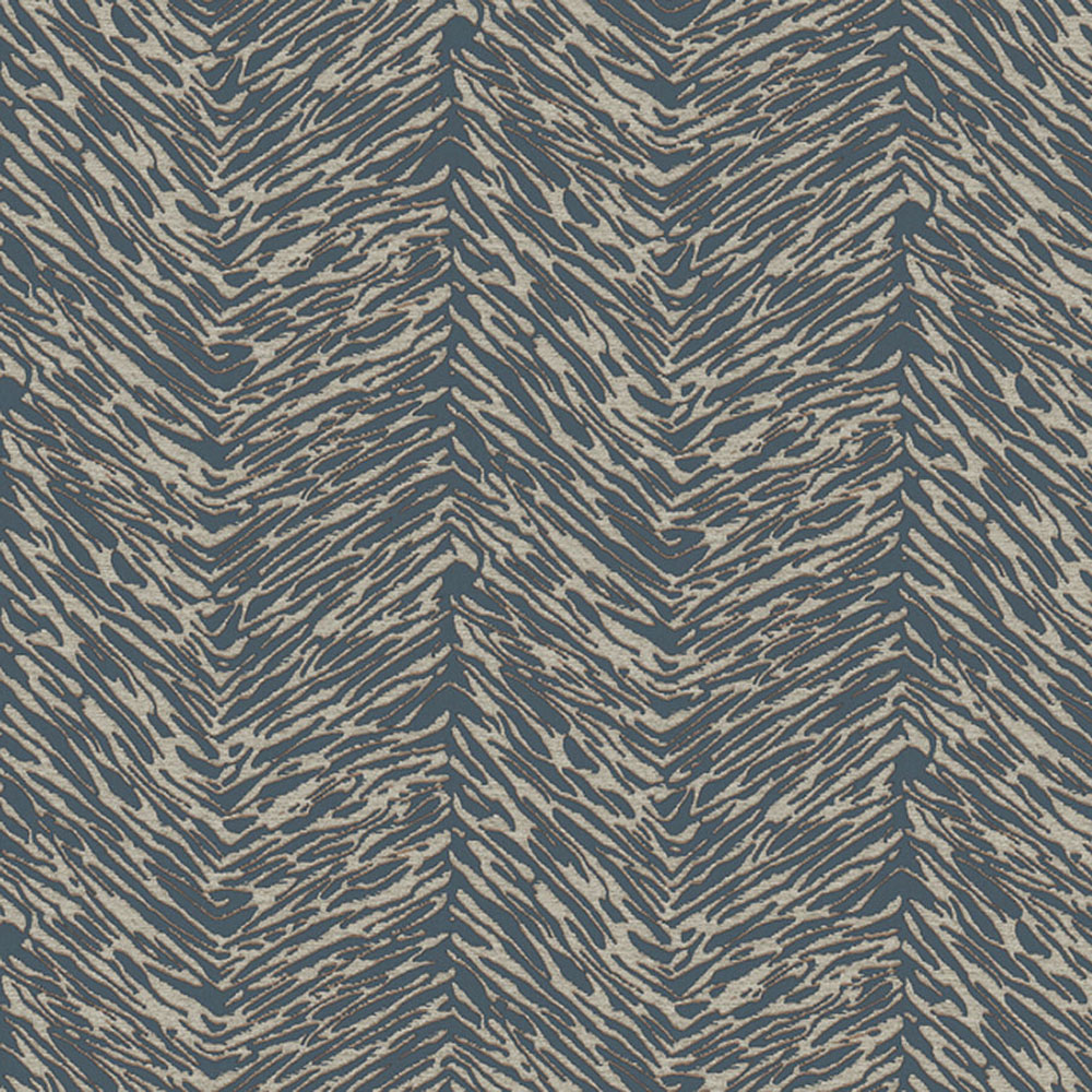 Blue-gray non-woven wallpaper, 07709, Makalle II, Limonta