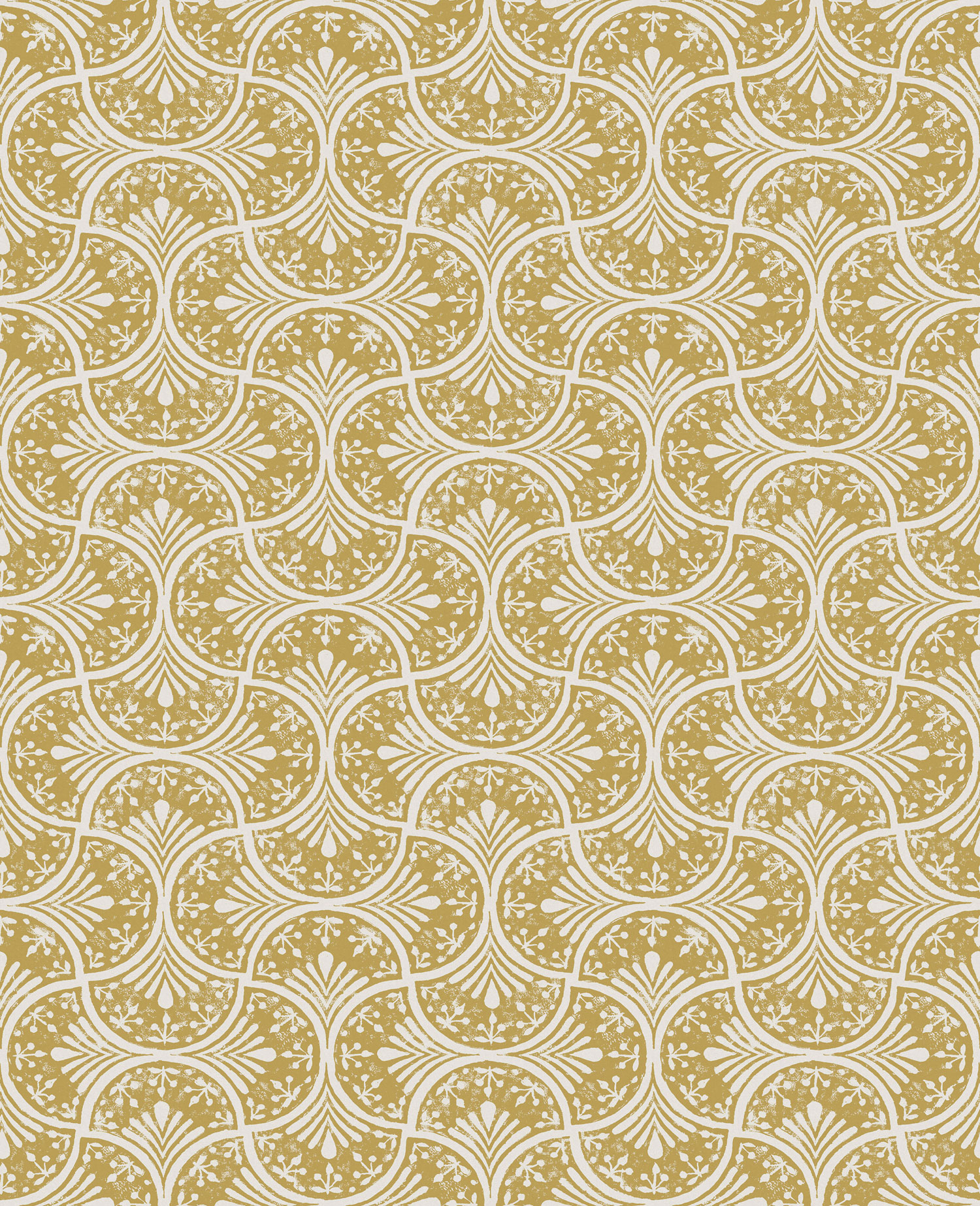 Ocher-white non-woven geometric pattern wallpaper, 120638, Retreat, Graham&Brown Premium