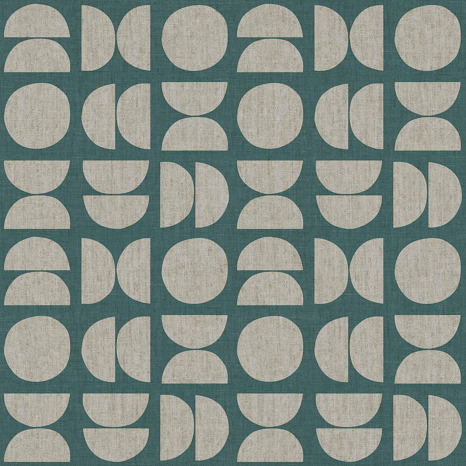 Turquoise non-woven wallpaper, geometric pattern, 30155, Energie, Cristiana Masi by Parato