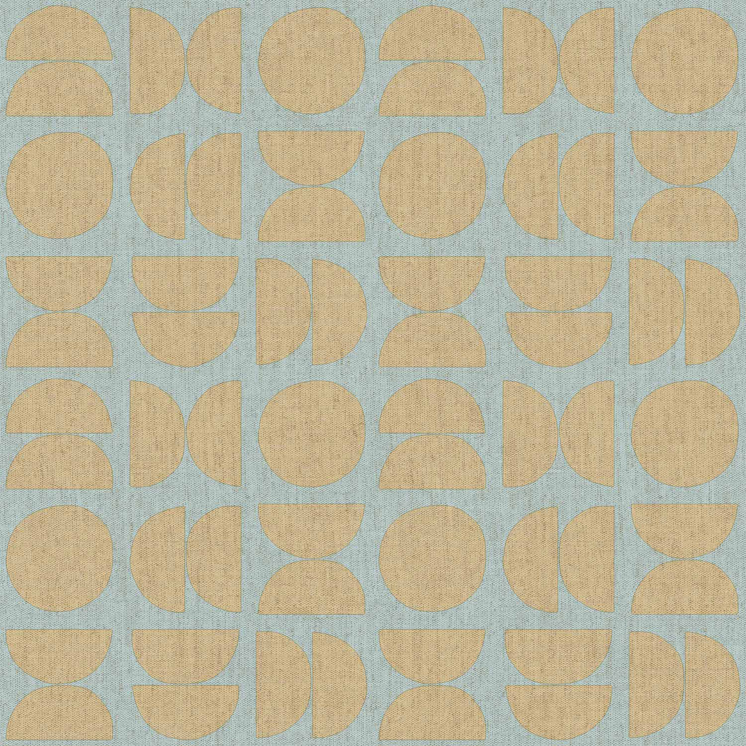 Menthol color non-woven wallpaper, geometric pattern, 30156, Energie, Cristiana Masi by Parato