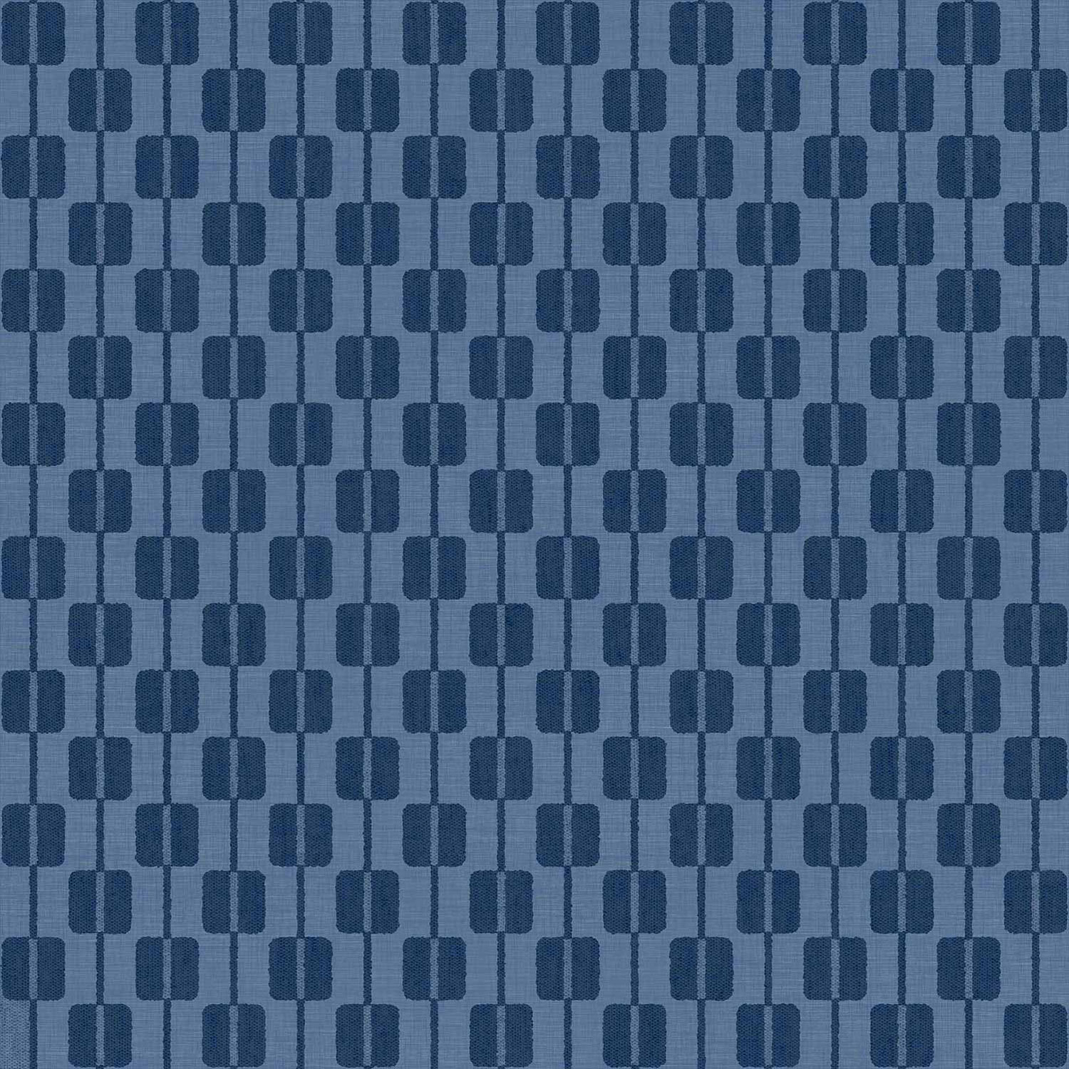 Blue non-woven wallpaper, cube pattern, 30173, Energie, Cristiana Masi by Parato