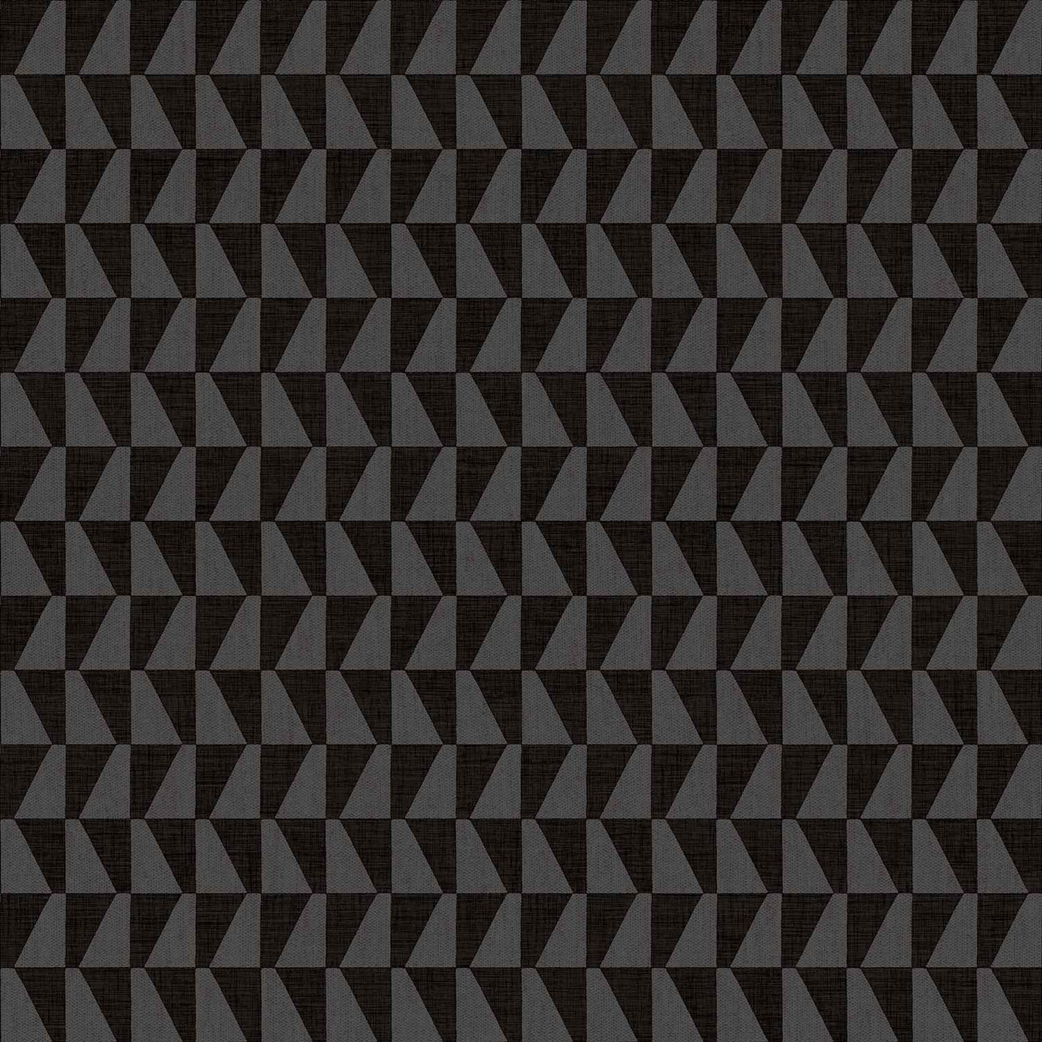 Gray-black non-woven wallpaper, geometric pattern, 30179, Energie, Cristiana Masi by Parato