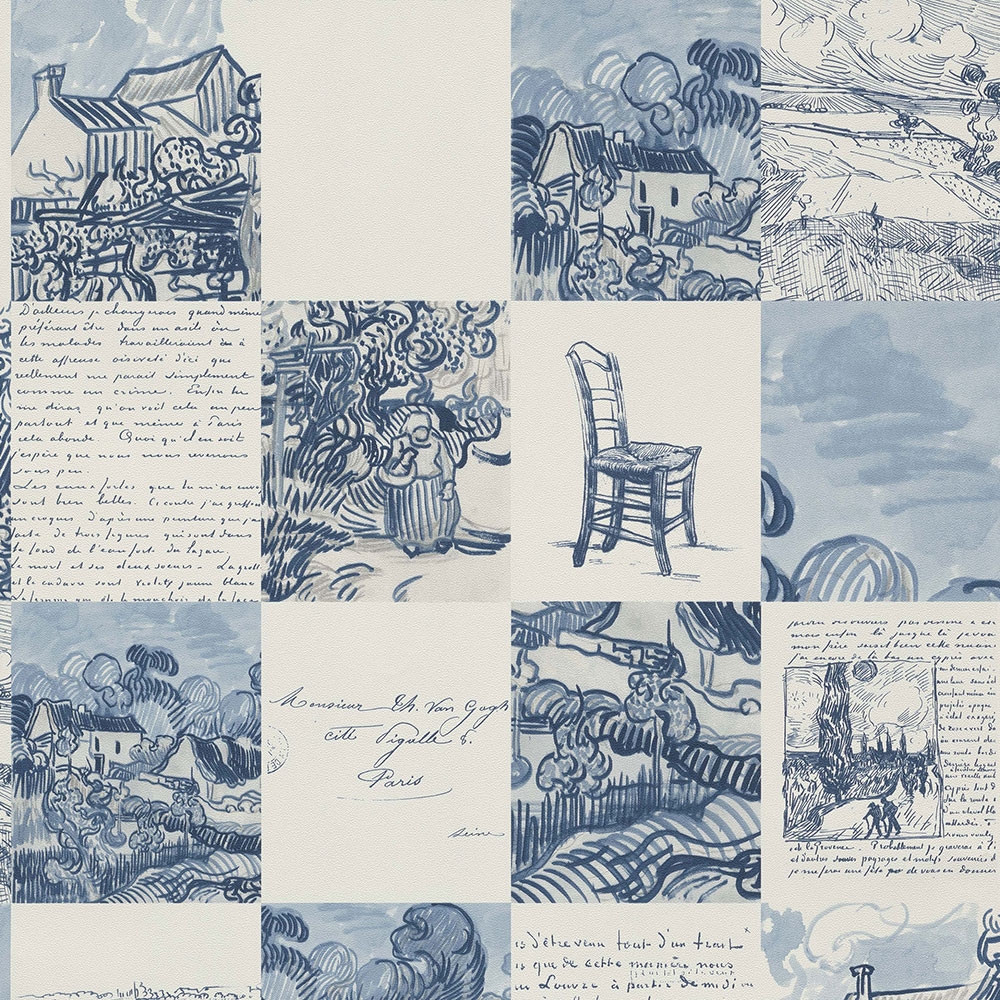 Luxury non-woven wallpaper 220031, Van Gogh Museum, BN Walls