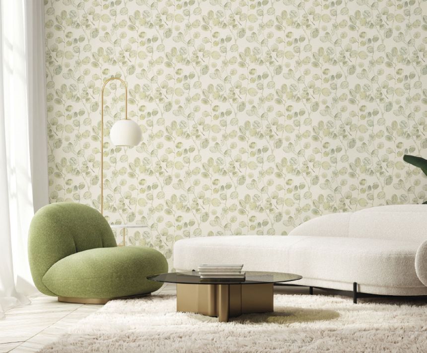 Luxury wallpaper with twigs and leaves, Z77500, Savana, Zambaiti Parati