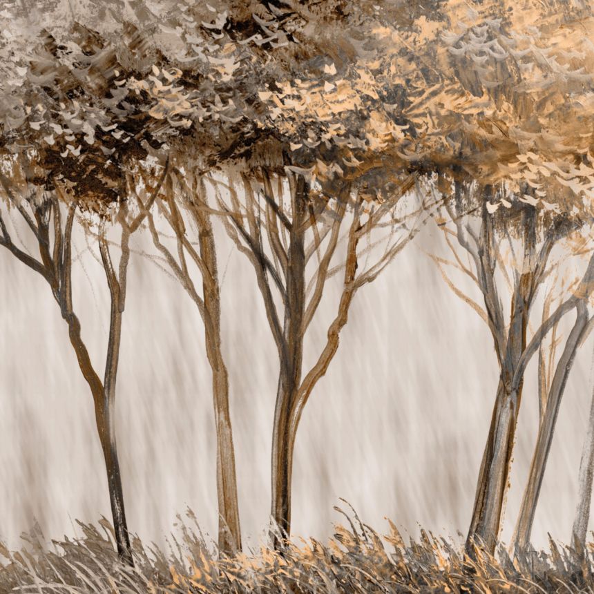 Luxury wall mural with trees, Z77560, Savana, Zambaiti Parati