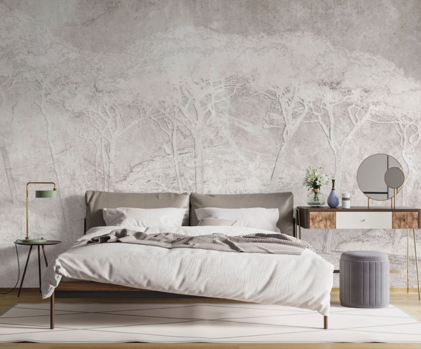 Luxury wall mural with trees, Z77566, Savana, Zambaiti Parati